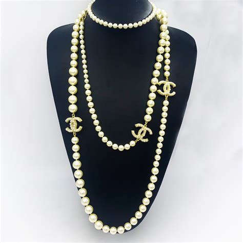 chanel necklace australia vintage|authentic chanel necklaces.